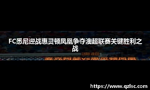 FC悉尼迎战惠灵顿凤凰争夺澳超联赛关键胜利之战